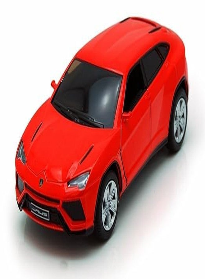 سيارة لعبة لامبورغيني أوروس مصبوبة من المعدن بمقياس 1:38 من ماياترا كينز مارت (حمراء)